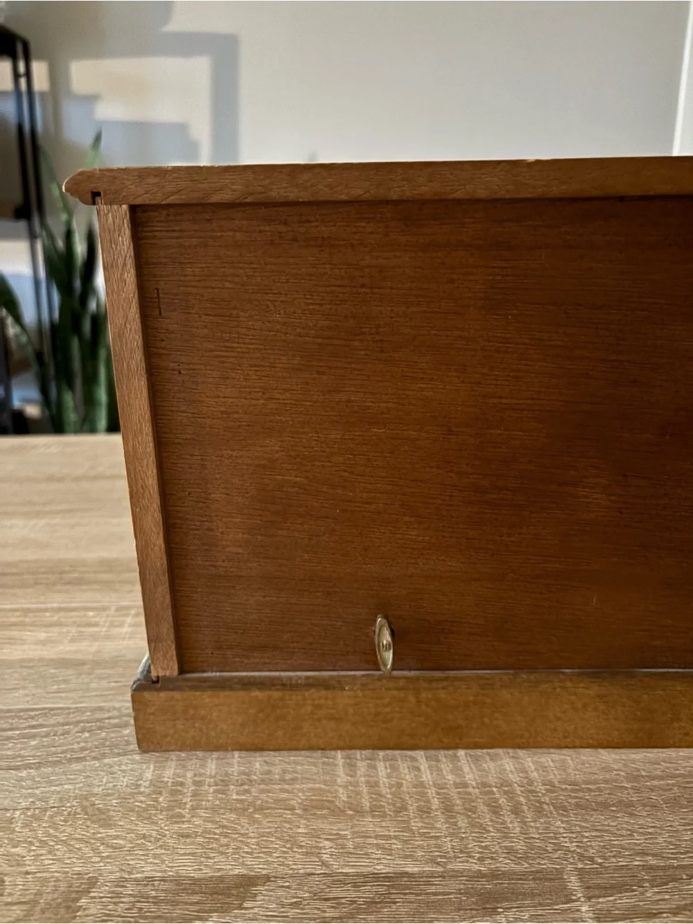 Vintage Sankyo Japan Musical Jewelry Box Wood Chest 6 Drawers Wind-Up Music Box